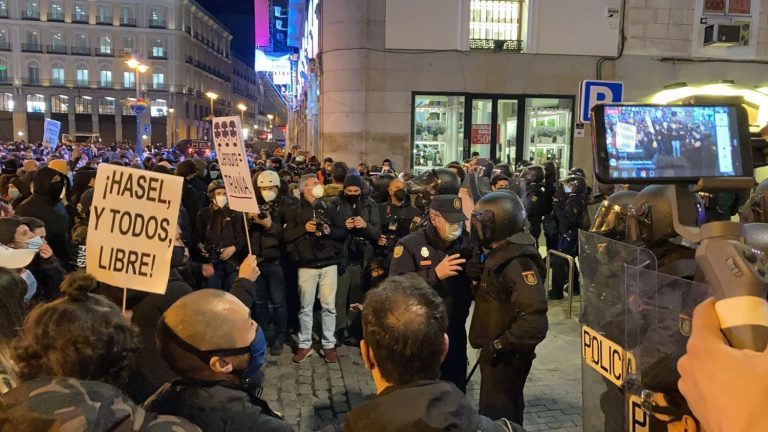 JUPOL critica que Echenique «aliente a terroristas callejeros» que apoyan a Hasel