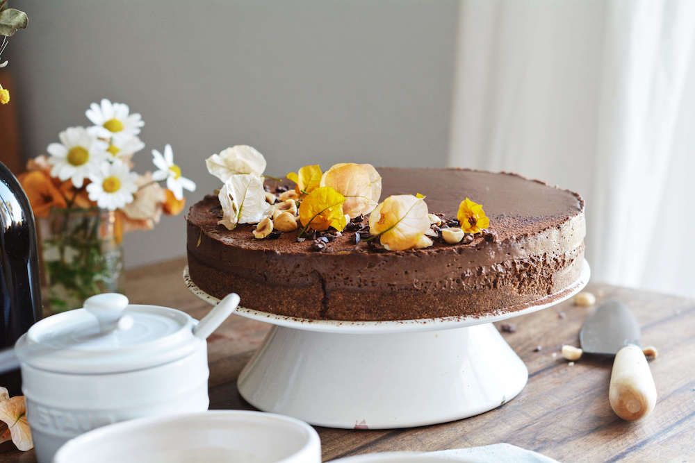 cómo hacer una tarta cremosa de chocolate sin necesidad de horno