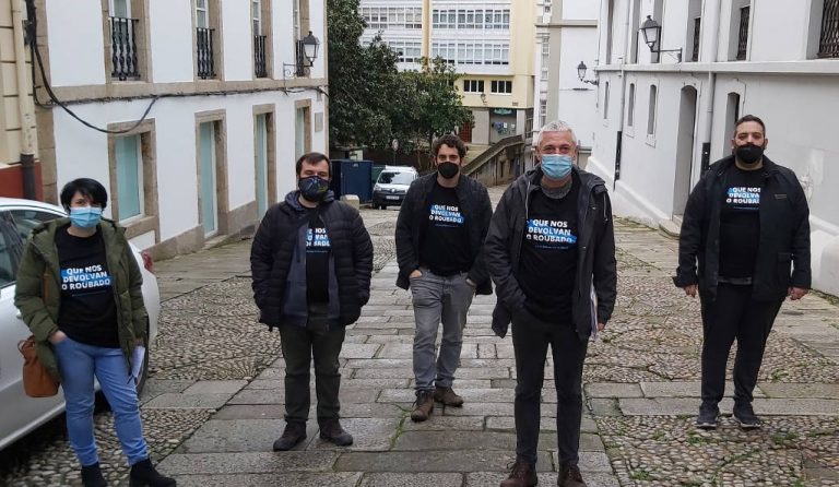 Los condenados por ocupar la Casa Cornide ven un «escándalo democrático» la sentencia