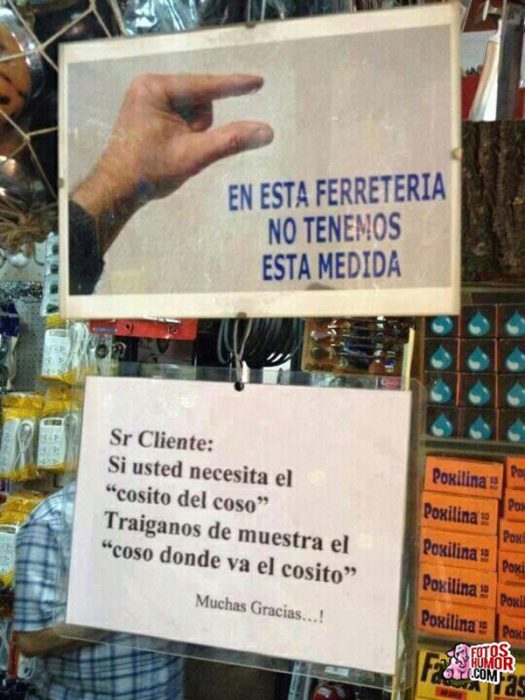 Y Qué Hay De Las Medidas: Te Presentamos Uno De Los Carteles Donde Te Sentirás Identificado