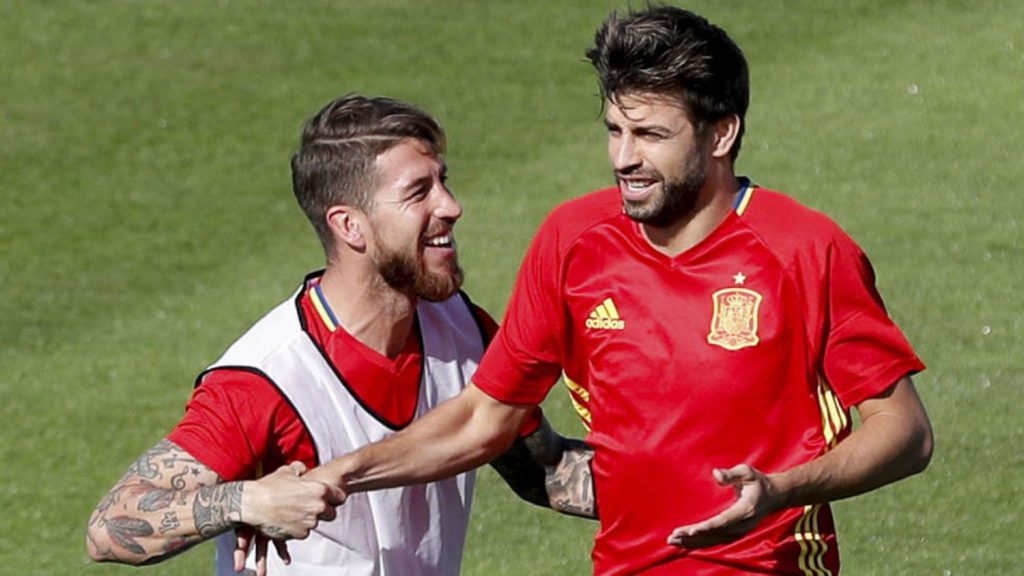 Piqué Y Ramos Tienen Una Buena Relación.