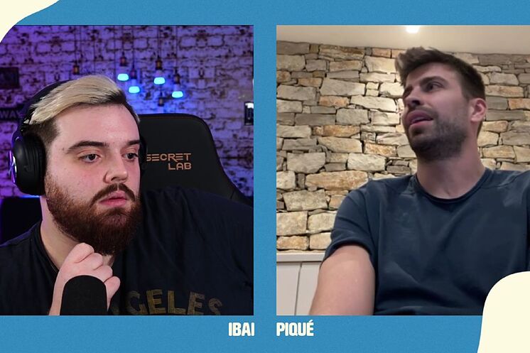 Captura De La Entrevista A Piqué En El Canal De Ibai Llanos.