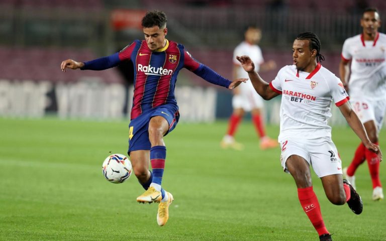 La mejor versión del Barcelona gana a un Sevilla decepcionante