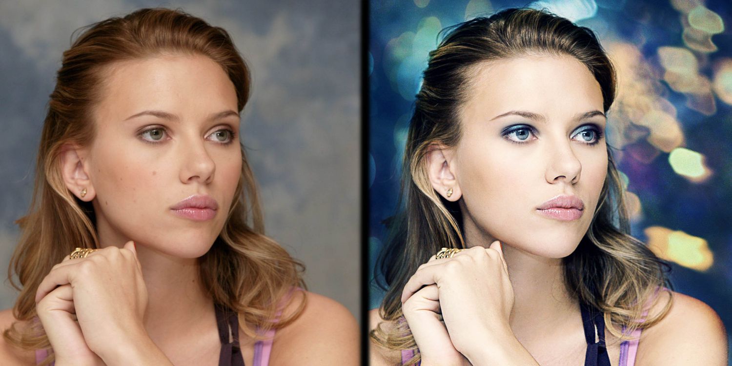 15 fotografías de famosos antes y después del Photoshop 15