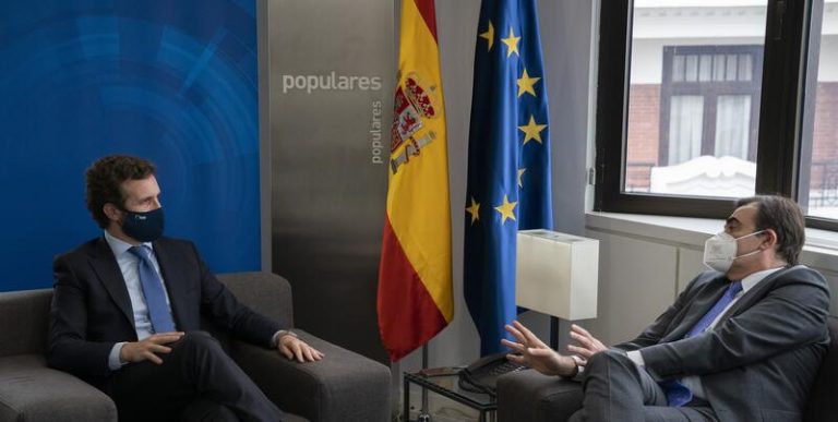Casado pide «controles para el uso eficiente y transparente» de las ayudas de la UE
