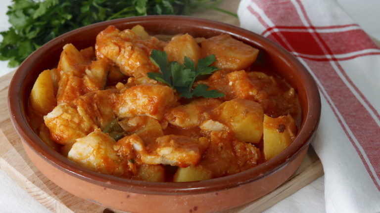 Receta De Las Patatas Con Bacalao