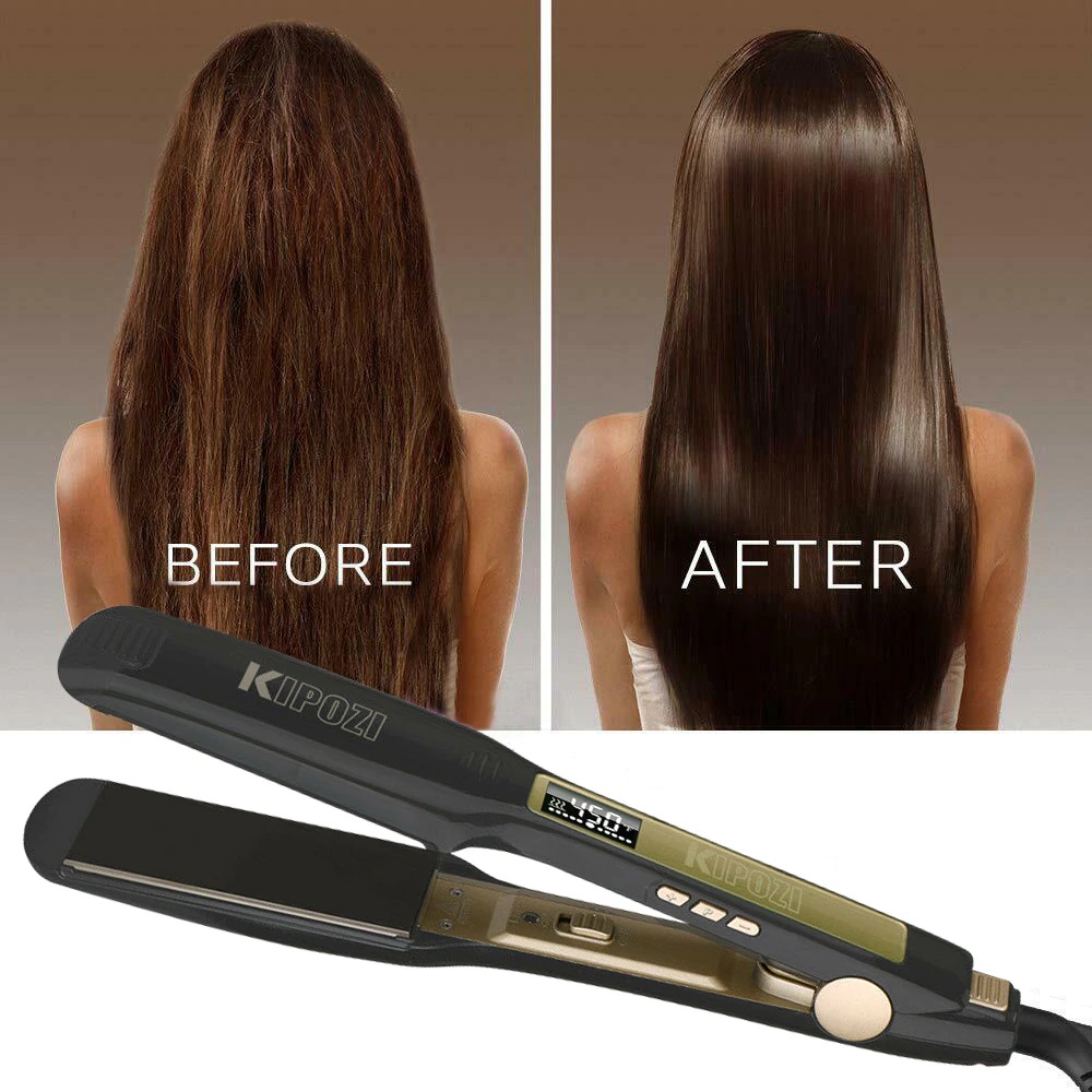 KIPOZI plancha de cabello de titanio profesional Moncloa