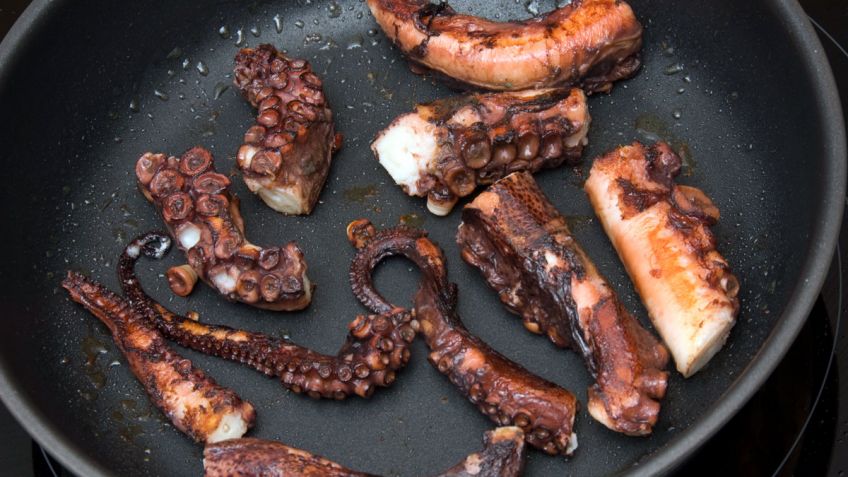 Receta De Pulpitos A La Plancha Con Aceite De Ajo Y Perejil