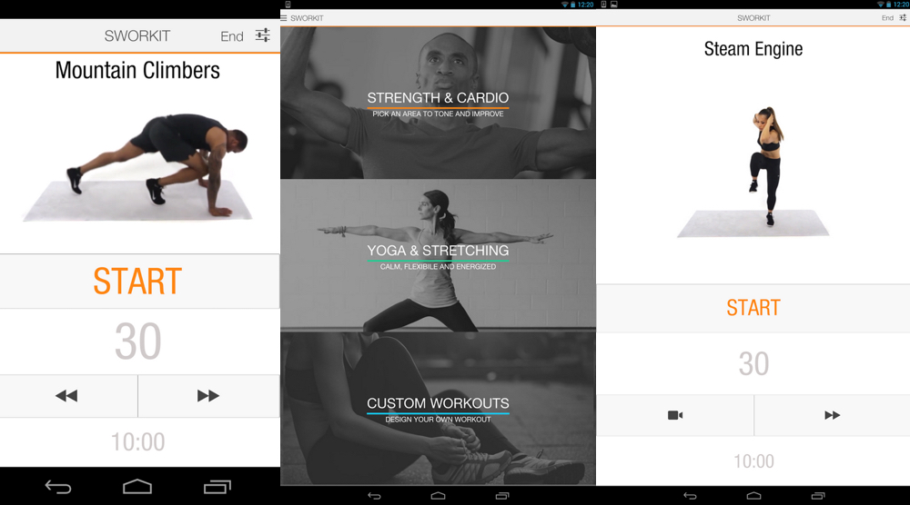 Sworkit Entrenador Android Apps De Coaching