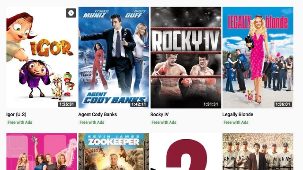 Youtube Movies