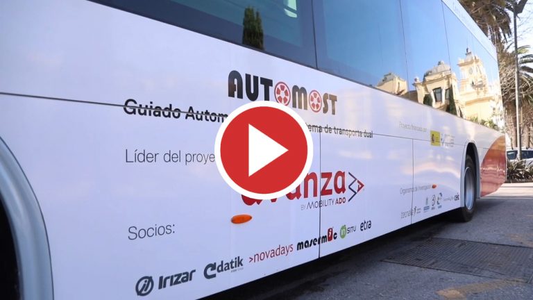AutoMOST, el primer autobús sin conductor de España