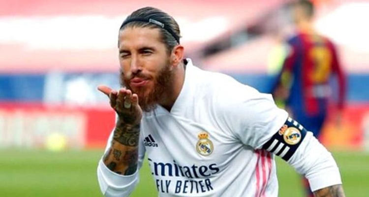 Capitan Sergio Ramos Real Madrid