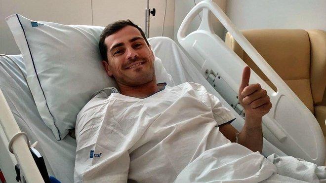 Iker Casillas, En El Hospital Donde Fue Intervenido De Su Infarto.