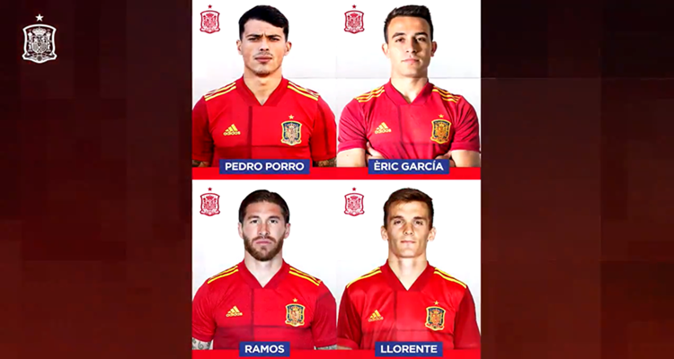 Defensas selección española Luis Enrique