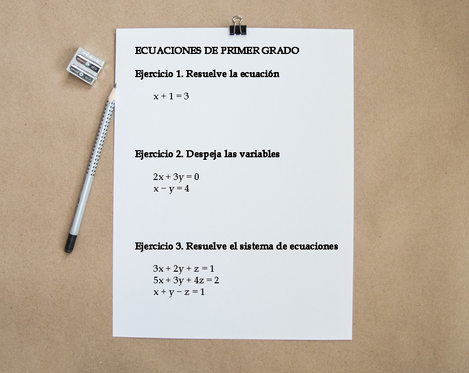 Trucos Para Resolver Ecuaciones De Primer Grado