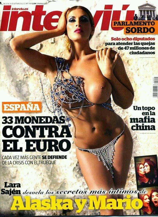 La Portada De Interviú Con Lara Sajén.