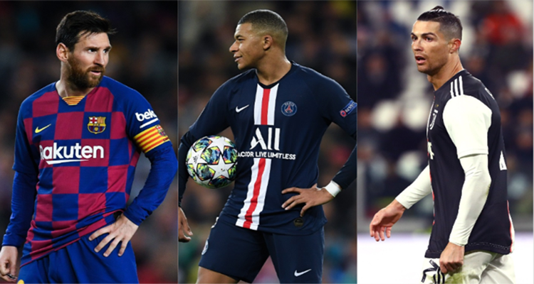 Leo Messi, Cristiano Ronaldo, Mbappé, Haland: Relevo Generacional