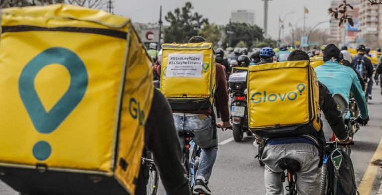 Los repartidores se sienten «ninguneados» tras el acuerdo de la ‘Ley Rider’
