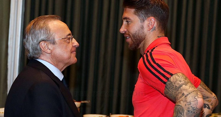 Sergio Ramos Florentino Pérez Renovación Real Madrid