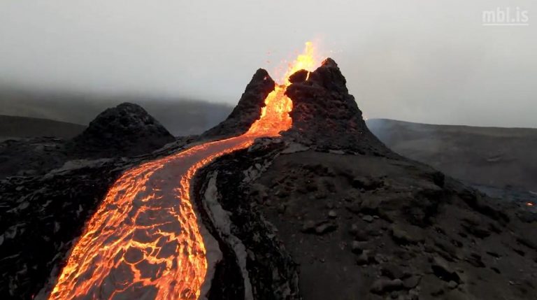 Un software donde participó el CSIC identificó la salida del magma en el volcán Fagradalsfjall