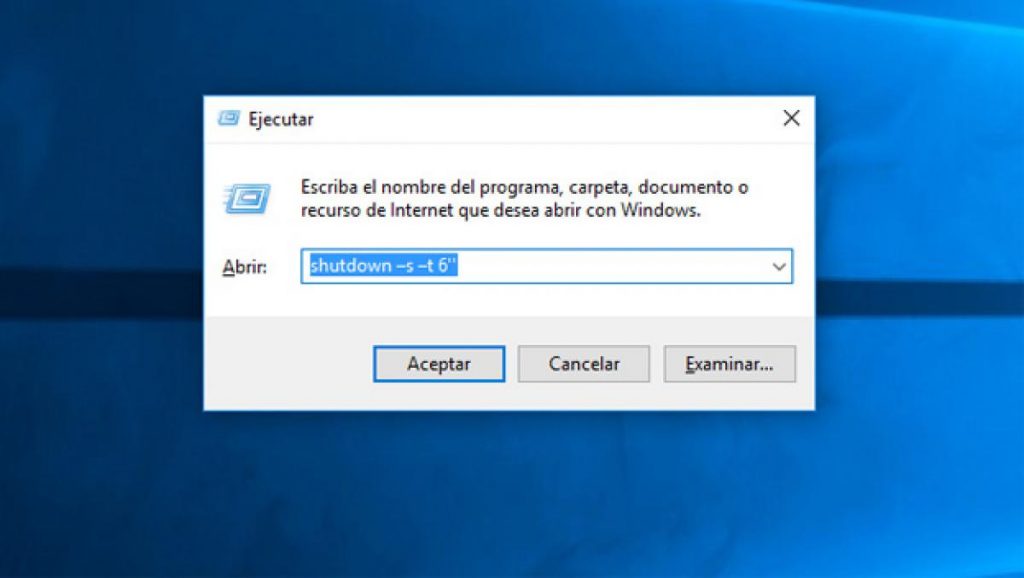 ¿Cómo programar el apagado automático en Windows 10?