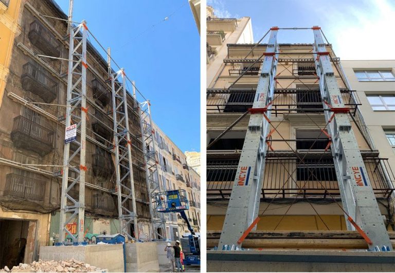 El último avance de los estabilizadores de fachada logra mantener el valor arquitectónico de los edificios