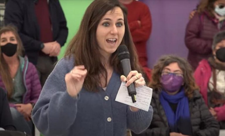 Belarra dice que PP puso «una candidata de Vox para frenar a Vox»