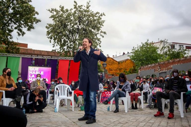 Iglesias: «El fascismo forma parte de proyecto de Ayuso»