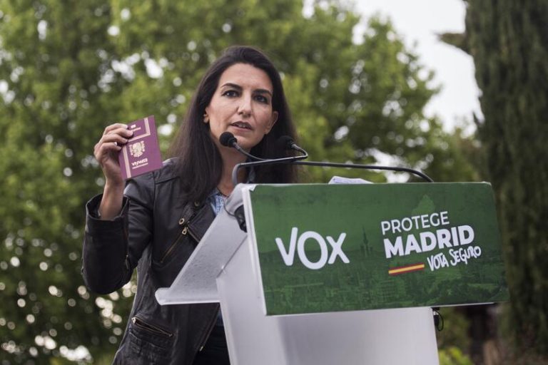 Monasterio acusa a Iglesias de traer «violencia y crispación» a la campaña electoral