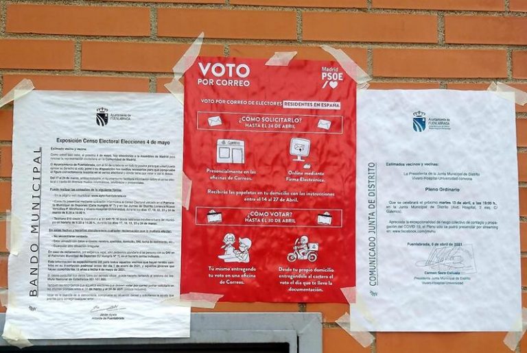 Finaliza este sábado el plazo para que los madrileños entreguen su voto por correo