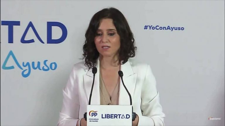 Ayuso señala a Iglesias como la persona que más «ha contemporizado con la violencia»