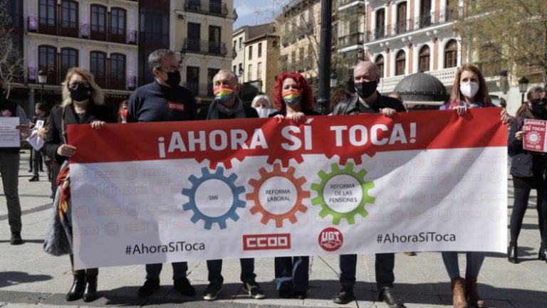 CCOO y UGT volverán a las calles el 1-M para pedir mejoras en el mercado laboral