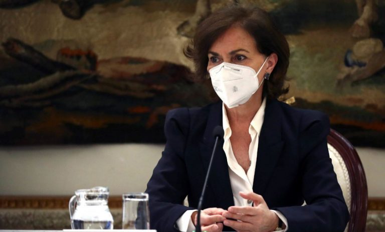Carmen Calvo cree que el PSOE-A tiene que «estar preparado cuanto antes mejor» ante unas posibles elecciones a la Junta