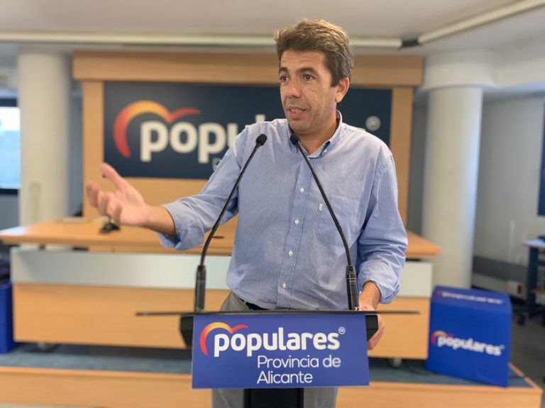 Alicante pide a Puig que reclame a Madrid «hasta la última gota de trasvase»
