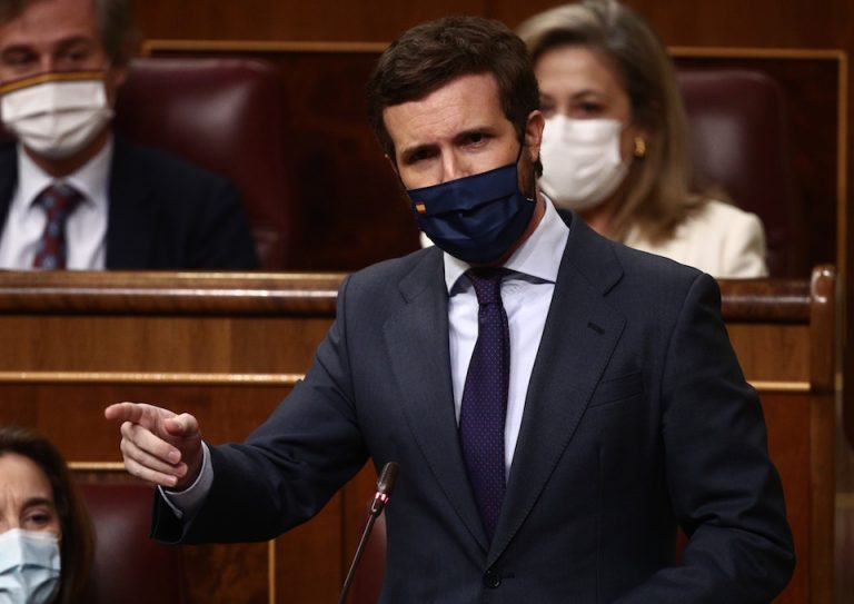 Casado critica el «tacticismo electoral» de Sánchez con el Plan de Recuperación