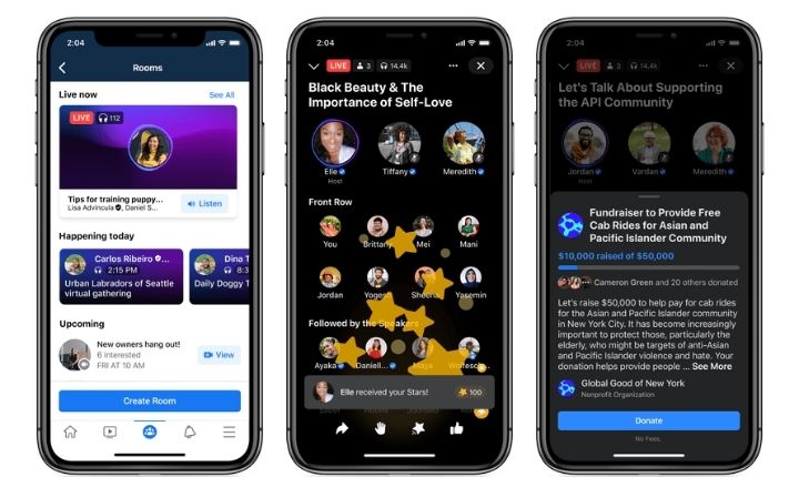 De Qué Tratan Las Live Audio Rooms De Facebook