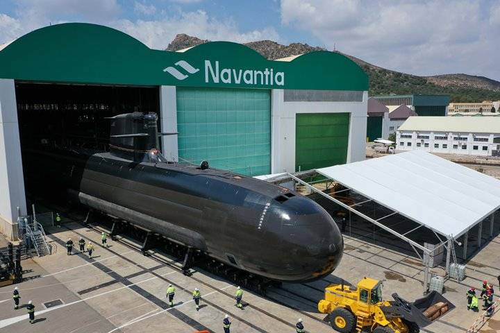 La puesta a flote del S-81 de Navantia comenzará este viernes