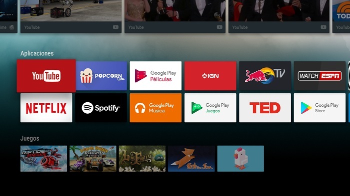 Aplicaciones Android Tv