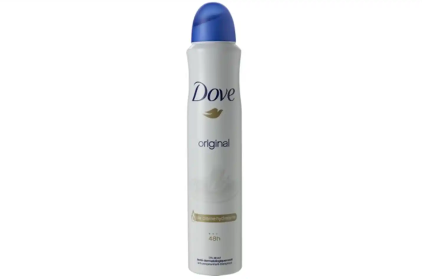 1. DOVE ORIGINAL EN FORMATO SPRAY, el MEJOR DESODORANTE SEGÚN LA OCU