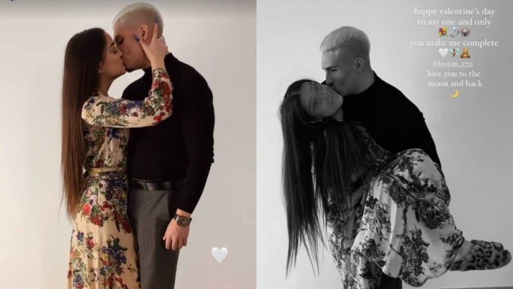 Julia Janeiro Con Su Novio, Bryan Mejía.