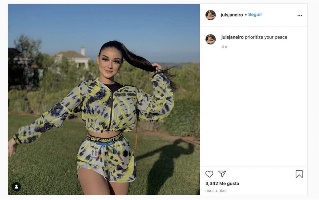 El Instagram De Julia Janeiro.