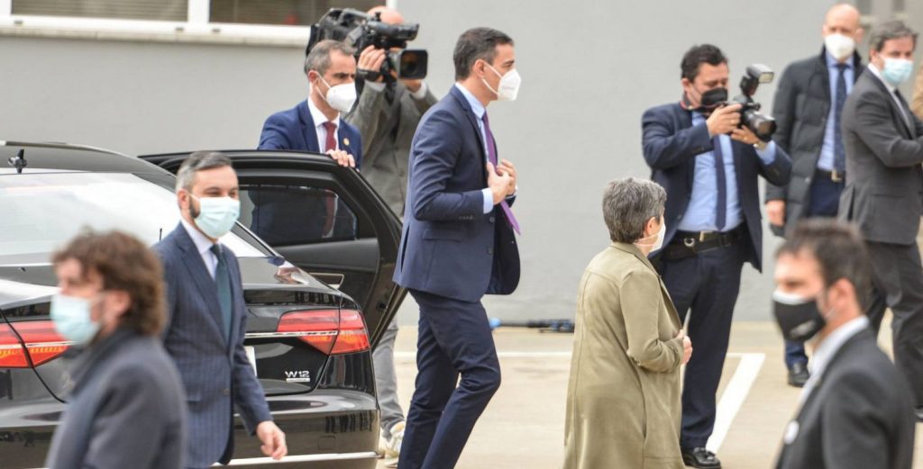 Sánchez, A Su Llegada A Girona.