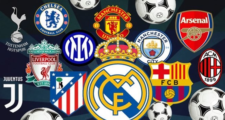 Superliga Europea, Champions, Equipos Fundadores