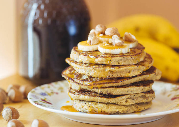 Ingredientes Para Las Tortitas De Avena Utilizando Copos