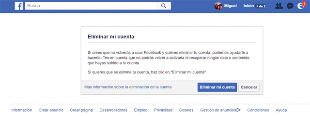 ¿Qué Pasa Al Eliminar La Cuenta De Facebook Definitivamente?