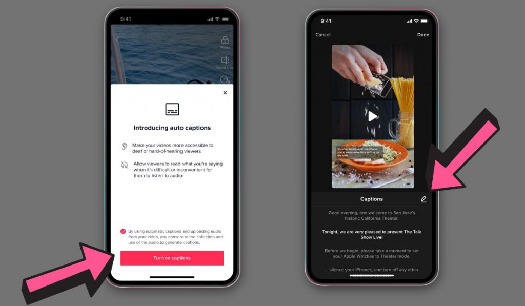 Cómo Activar Los Subtítulos De Vídeos En Tiktok 3 Enfoque En Los Subtítulos De Tiktok
