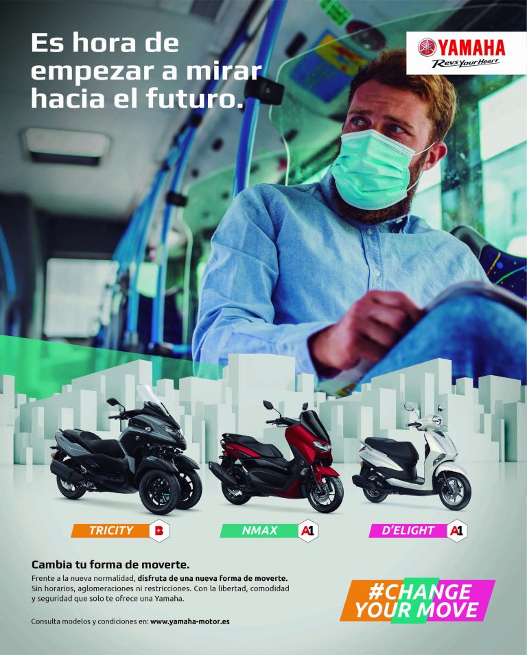 Yamaha mira hacia el futuro con su campaña de "nueva movilidad" realizada por La Bendita Agencia