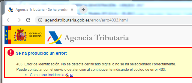 ¿Por Qué Aparece El Error 403 En La Página De La Agencia Tributaria?