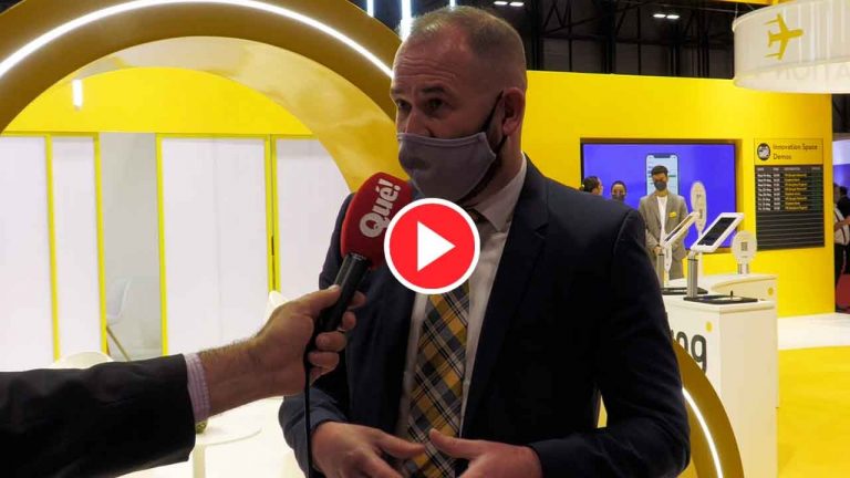 Calum Laming (Vueling) en Fitur: «Los clientes quieren confianza, y entrando en este nuevo mundo, los usuarios quieren mucha flexibilidad”