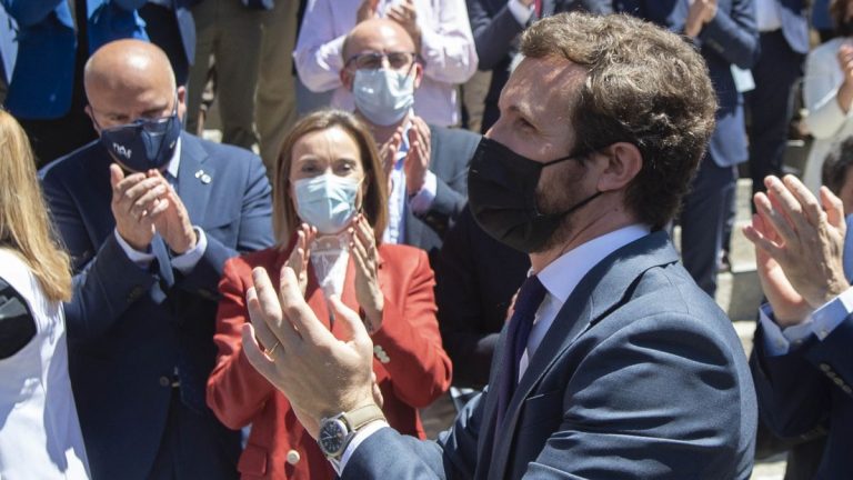 Casado: «El PP siempre ayudará al Gobierno de España ante cualquier agresión del exterior»